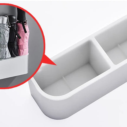 Portable Wall Mounted Umbrella Storage Rack Creative Wall Umbrella Clip Holder Racks Home Storage Hanger Organizer