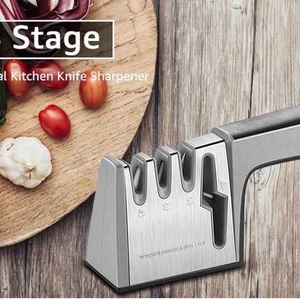 Knife Sharpener Professional Sharpening Stone Whetstone Grindstone 2/3/4 Stages Kitchen Knives Scissor Grinder Stone Householder