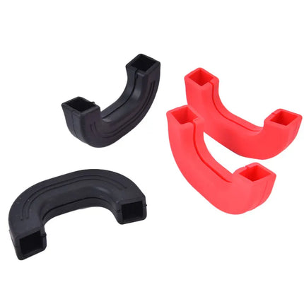 2 x Silicone Anti-Scald Pot Handle Protectors Non-Slip Pot Clip Sleeves Heat Resistant Oven Gloves Kitchen Gadgets