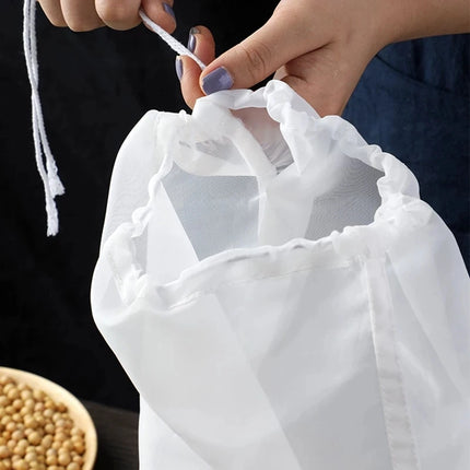 100/200/300 Mesh Filter Squeeze Water Bag Nut Milk Net Yogurt Tea Beer Coffee Food Filter Strainers Mesh Kitchen Strainer Bags