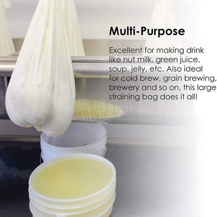 100/200/300 Mesh Filter Squeeze Water Bag Nut Milk Net Yogurt Tea Beer Coffee Food Filter Strainers Mesh Kitchen Strainer Bags