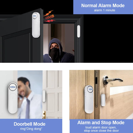Wireless Magnetic Door Window Sensor Alarm
