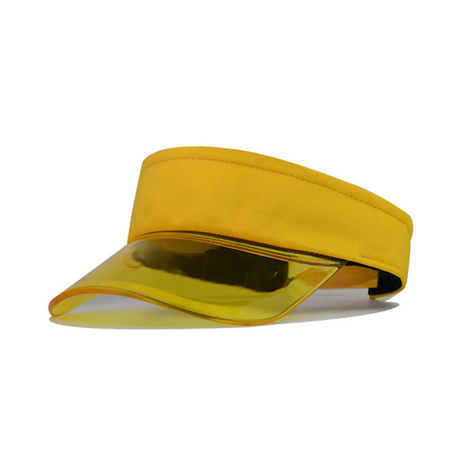 Baseball Caps For Women Fashionable Women Solid Color Sun Protection Topless Transparent Baseball Visor Cap Casquette Homme