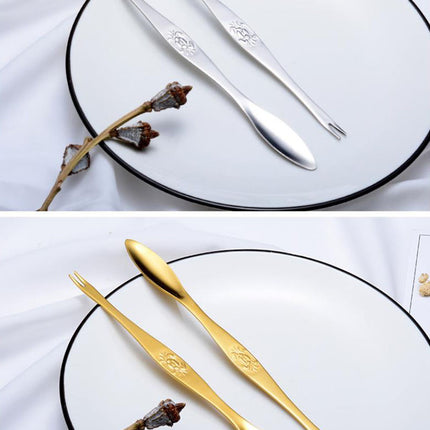 6Pcs Stainless Steel Crab Forks Set Crab Pliers Shellfish Fruit Forks Lobster Clamp Pliers Clip Kitchen Gadgets Seafood Tools