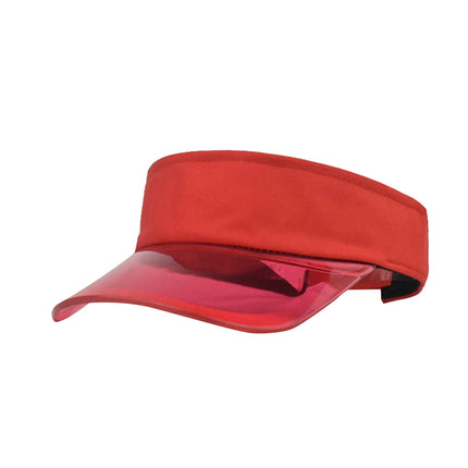 Baseball Caps For Women Fashionable Women Solid Color Sun Protection Topless Transparent Baseball Visor Cap Casquette Homme