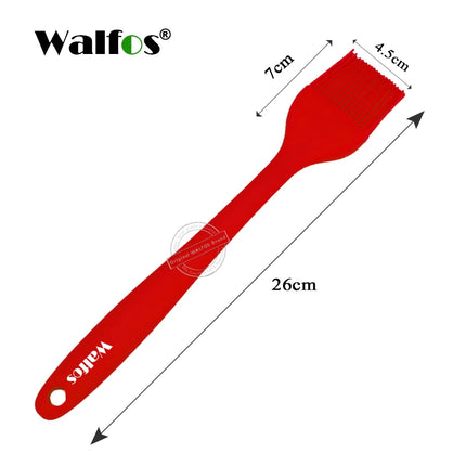 WALFOS Pastry Brushes-BBQ Cake Oil Brush For Barbecue Grill -Heat Resistant Silicone Basting Brushes For Cooking Kitchen Brush
