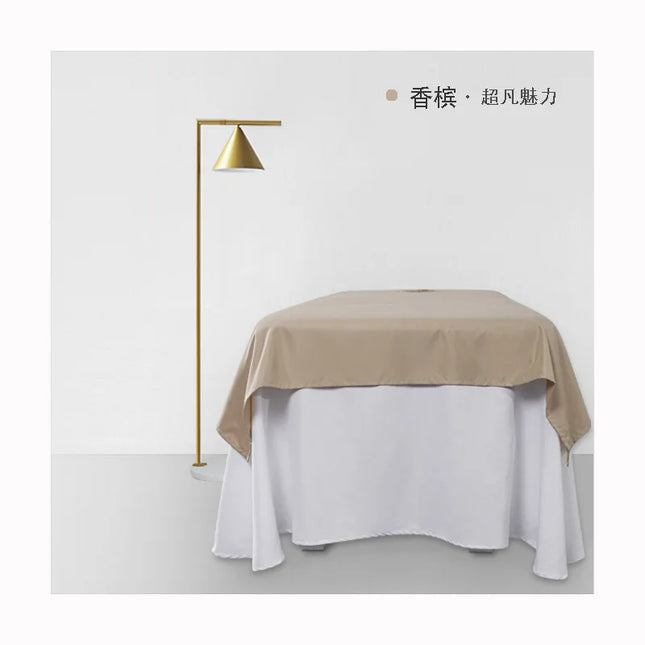 1Pcs Plain Beauty Salon Bed Sheets SPA Massage Anti-shrink Soft Touching Skin-friendly cotton Bedding Table Cover With/no Hole