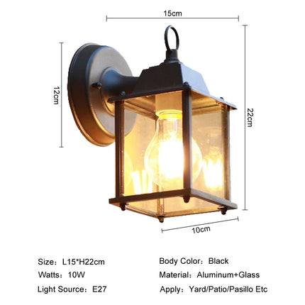 Retro Outdoor Wall Light