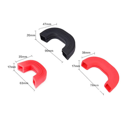 2 x Silicone Anti-Scald Pot Handle Protectors Non-Slip Pot Clip Sleeves Heat Resistant Oven Gloves Kitchen Gadgets