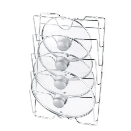 Kitchen Organizer Rack Wall Hanging Pot Cover Rack Five-Layer Pot Lid  Metal Rust-Free Multifunctional Rack Pot Lid Storage Rack