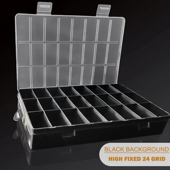 24-Grid Plastic Storage Box
