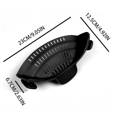 Adjustable Clip-On Strainer for Pots