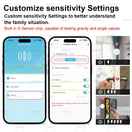 Zigbee Smart Vibration Sensor