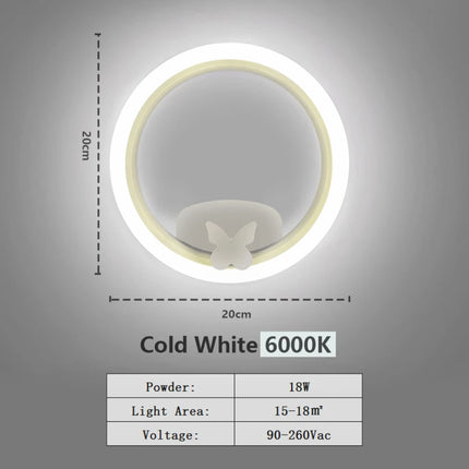 Nordic Golden Bird LED Wall Lamp