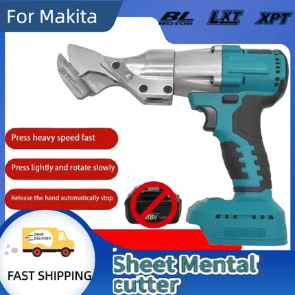 For Makita Cordless Electric Iron Scissors Machine Professional Metal Cutting Tools Rechargeable Sheet Shear Cutter Durable tool
