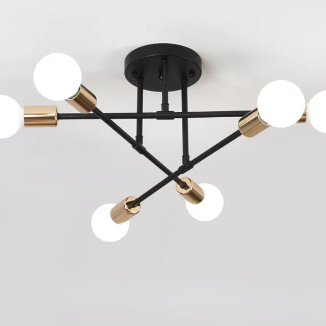 Modern Ceiling Chandelier Satellite Iron
