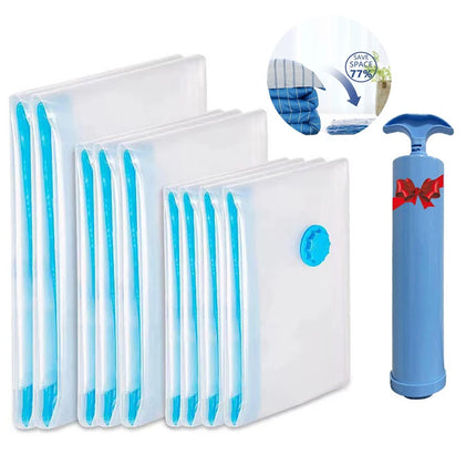 8/5/3/1PCS Vacuum Storage Bags Compression Pack Vacuum Bag for Storing Clothes Bedding Blanket Space Save Travel Bag Organizer