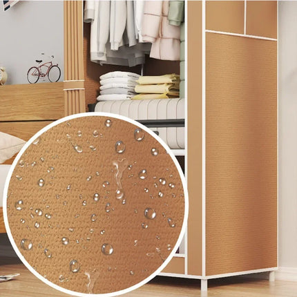 Foldable Fabric Wardrobe Dustproof Storage