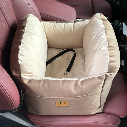 Dog Car Seat with Safety Belt Four Season Universal Pet Ooster Nest Cushion Washable Dogs Cats Sofa Bedding Travel Mattress