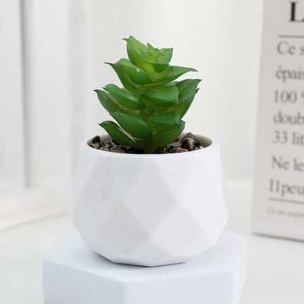 Mini Artificial Succulent Bonsai Plants