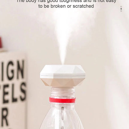 LED Lamp Air Humidifier USB Essential Oil Diffuser Car Purifier Aroma Anion Mist Maker with Romantic Light Portable Humidifier
