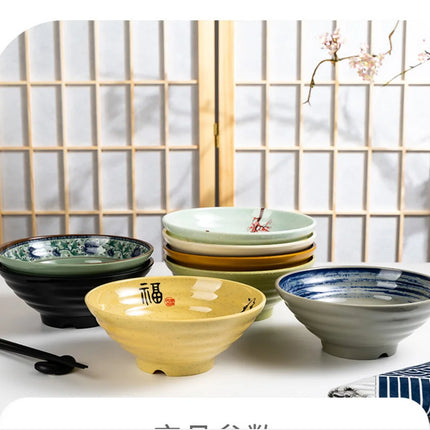 Melamine Japanese Style Noodle Soup Bowl
