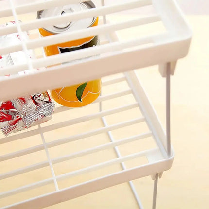 Kitchen Cupboard Organizer Shelf Space Saving Cabinet Foldable Storage Rack Spice Jars Spice Rack Bathroom Kitchen Accessories