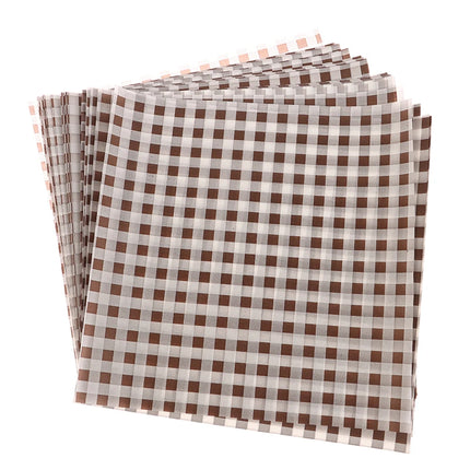 50pcs Food Waxed Paper Oil-Proof Wax Paper Bread Sandwich Burger Fries Macarons Packaging Kitchen Baking Tool Packaging Decor