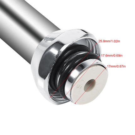 304 Stainless Steel Swivel Spout Kitchen Sink Faucet Pipe Fittings Single Handle Connection