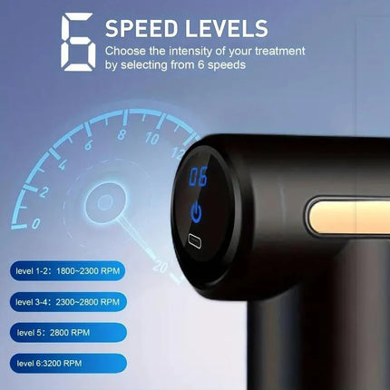 Mini Muscle Massage Gun Protable Body Massager Deep Handheld Percussion Massager For Body Back And Neck Leg