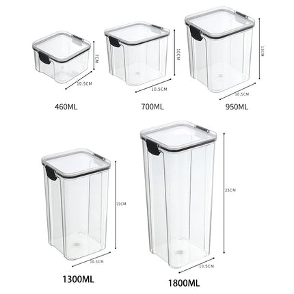 Large Sealed Jars Set