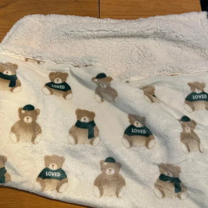 Winter Baby Blanket Swaddle Wrap Flannel Lamb Fleece Warm Quilt for Newborn Bedding Soft Baby Stroller Blanket for Newborn Hot