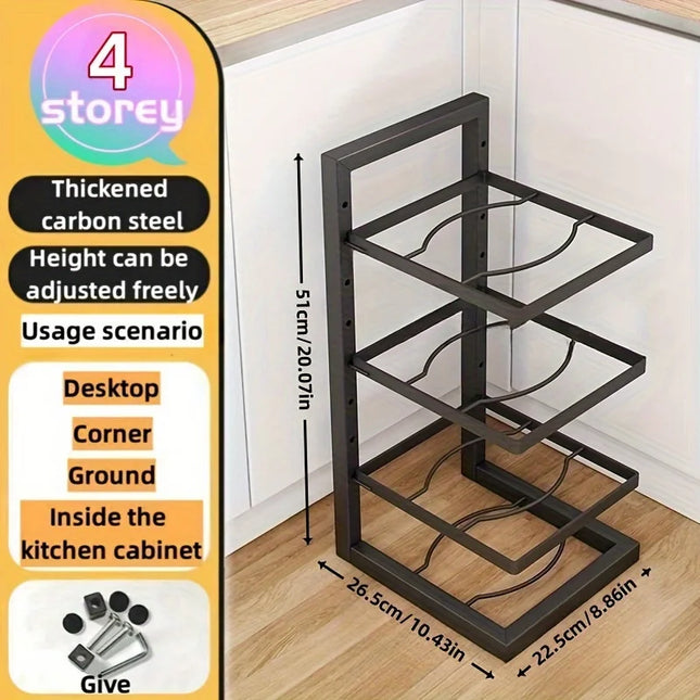 Adjustable Stainless Steel Pot Rack