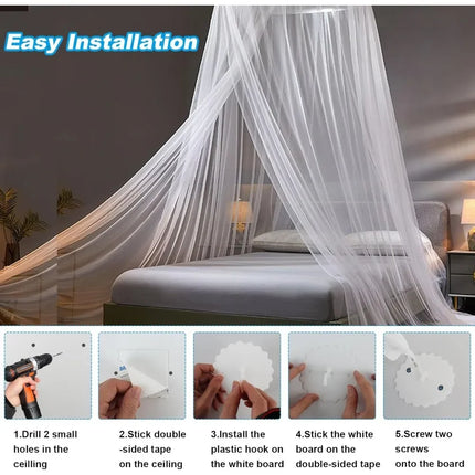 0.6x2.5x10.5M Dome Tent Mosquito Mesh Net For Bed Canopy Mosquito Net Hanging Bed Net Tent Fly Insect Repellent  Bedding