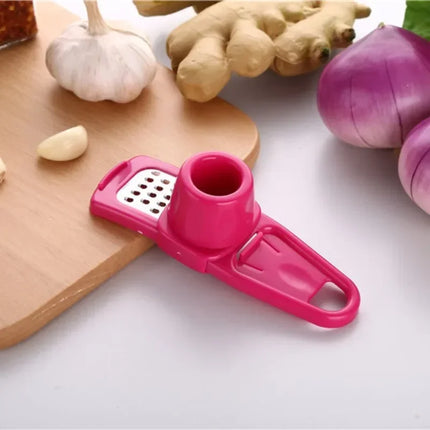 Ginger Garlic Crusher Press Garlic Grinding Grater Cutter Peeler Manual Garlic Mincer Chopping Tool Kitchen Accessories