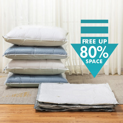 TAILI 20PCS Vacuum Storage Bags Wardrobe Organizer Vacuum Seal Bag Space Saving Bags for Clothes Pillow Bedding Blanket Storage