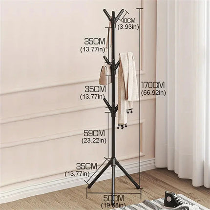 Metal Floor Clothes Rack