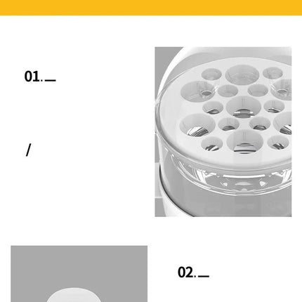 220V Multifunctional Electric Egg Boiler Double Layers Egg Cooker Mini Steamer Poacher Kitchen Cooking Breakfast Machine