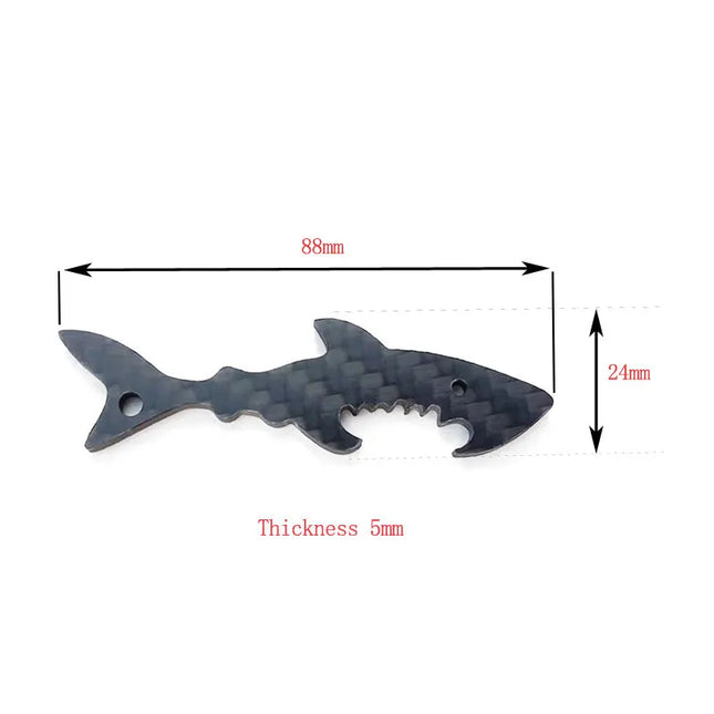 Carbon Fiber Beer Wine Bottle Opener Kitchen Gadgets Accessories Shark And AK47 Gun Attractive Appearance Design