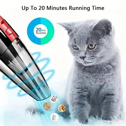 Portable Car Wireless Vacuum Cleaner Powerful Suction Rechargeable