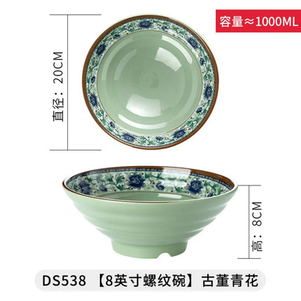 Melamine Japanese Style Noodle Soup Bowl