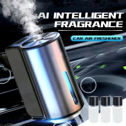 Smart Car Air Freshener Fragrance Diffuser Mist Humidifier with Essential Oil 3 Gear Adjustable Aromatherapy Interior Accessory