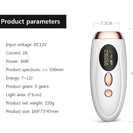 Laser Epilator IPL Hair Removal For Women Body Bikini Facial 990000 Flashes Permanant Painless IPL Hair Remover Laser Epilator