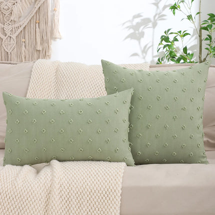 1 PC Jacquard Linen Decoration Throw Pillow Cover Living Room Decoration