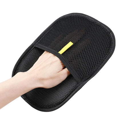 Pet Hair Removal Tool Reusable Static Removal Gloves, Double-Sided Grooming Gloves for Pets, Removes Pet Fur Hair for Carpets
