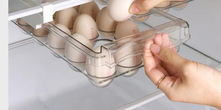 Hanging Refrigerator Box Eggs Fruit Food Vegetable Storage Slide Out Drawer Tray Transparent Fridge Container Kitchen Organizer