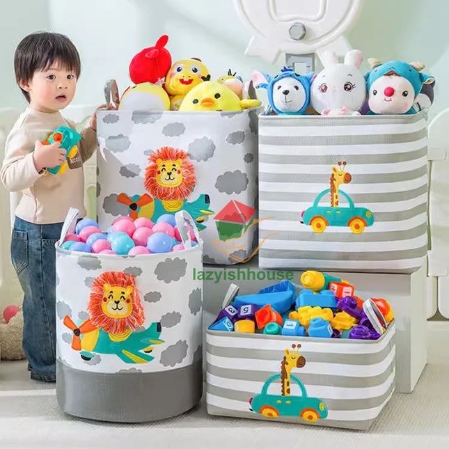 Folding Linen Storage Basket