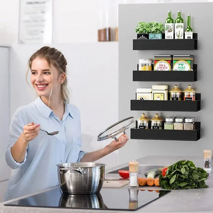 Magnetic Fridge Shelf Spice Organizer Rack
