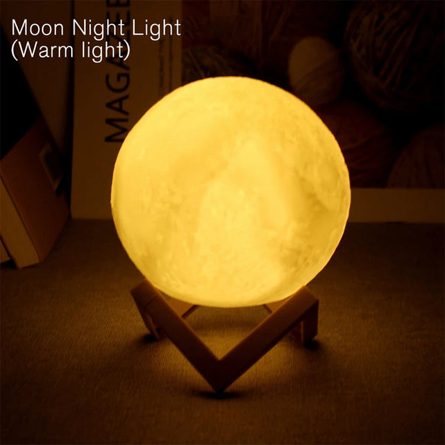 LED Moon Light Book Light Night