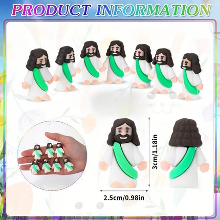 Easter Jesus Easter Mini Jesus Figurines Decorative Multifunctional Party Favors Sunday School Craft Multiple specification